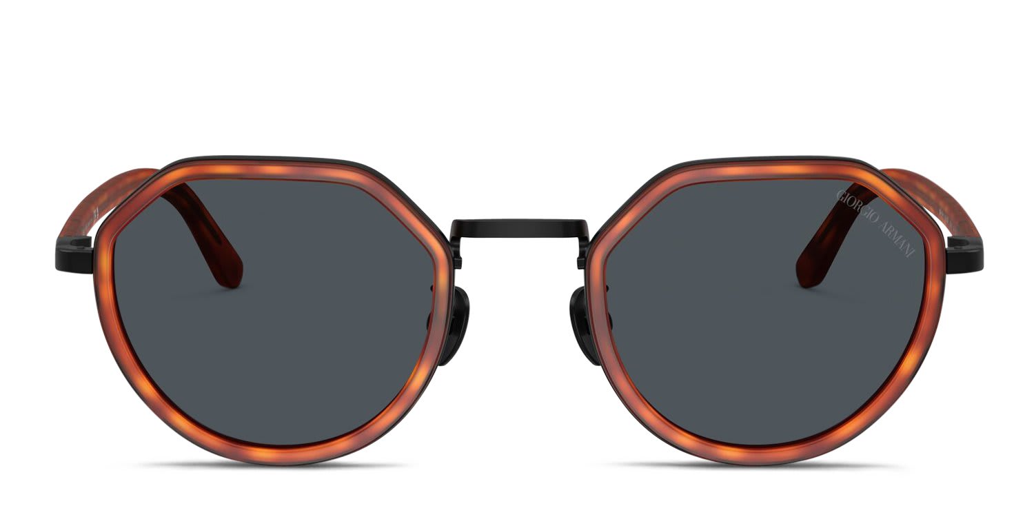 Giorgio Armani AR6181 Brown, Blue glasses - Brown / Blue - Frontal View