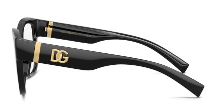 Dolce & Gabbana DG5115 Black glasses - Black - Side View