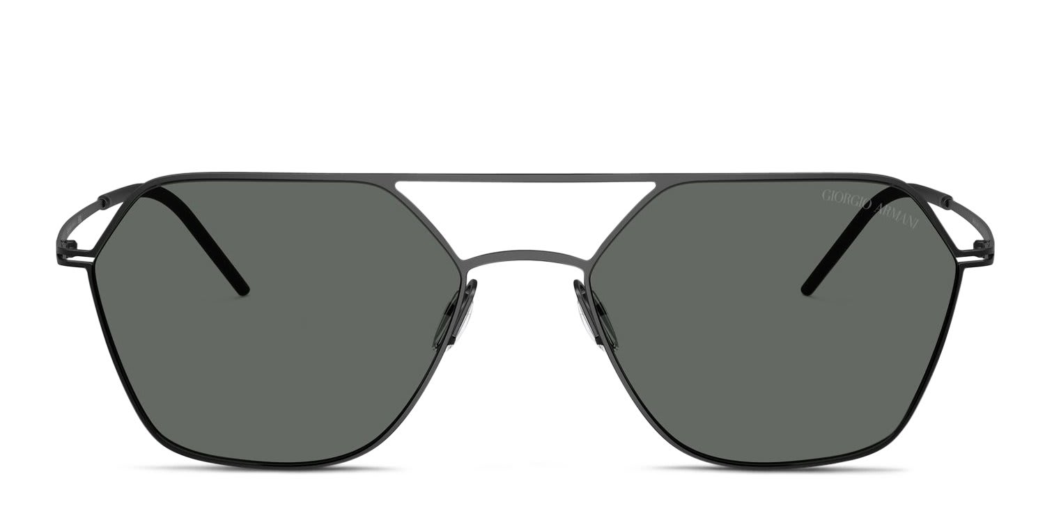 Giorgio Armani AR6185 Black, Gray glasses - Black / Gray - Frontal View