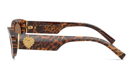 Dolce & Gabbana DG4537 Clear, Brown glasses - Clear / Brown - Side View