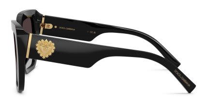 Dolce & Gabbana DG4538 Black, Gray glasses - Black / Gray - Side View