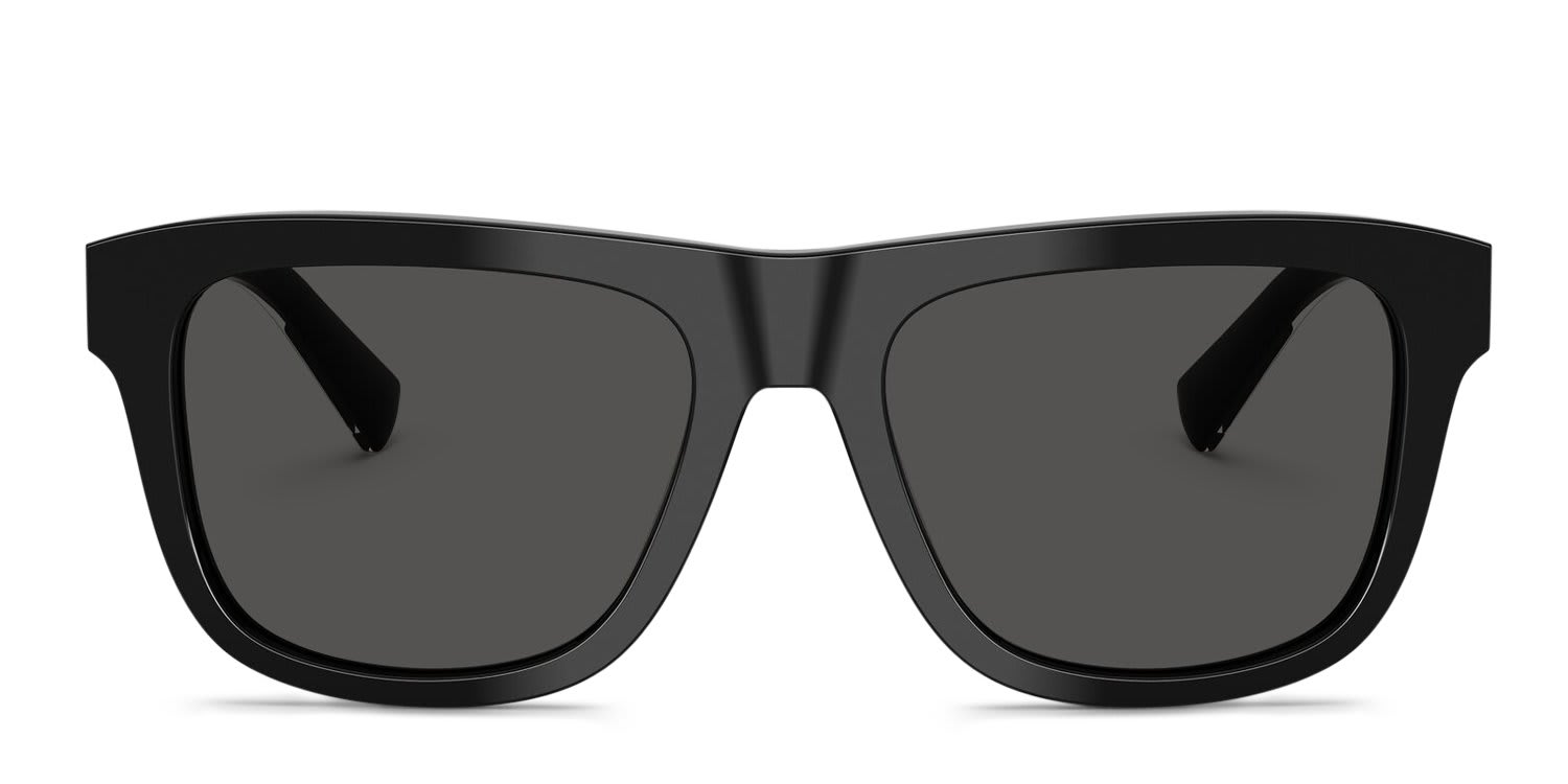 Dolce & Gabbana DG4545 Black, Gray glasses - Black / Gray - Frontal View