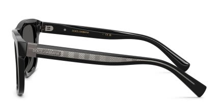 Dolce & Gabbana DG4545 Black, Gray glasses - Black / Gray - Side View