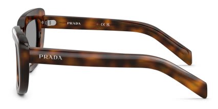 Prada PRD07S Tortoise, Gray glasses - Tortoise / Gray - Side View