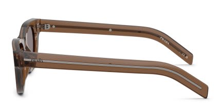 Prada PRC09S Clear, Gray glasses - Clear / Gray - Side View