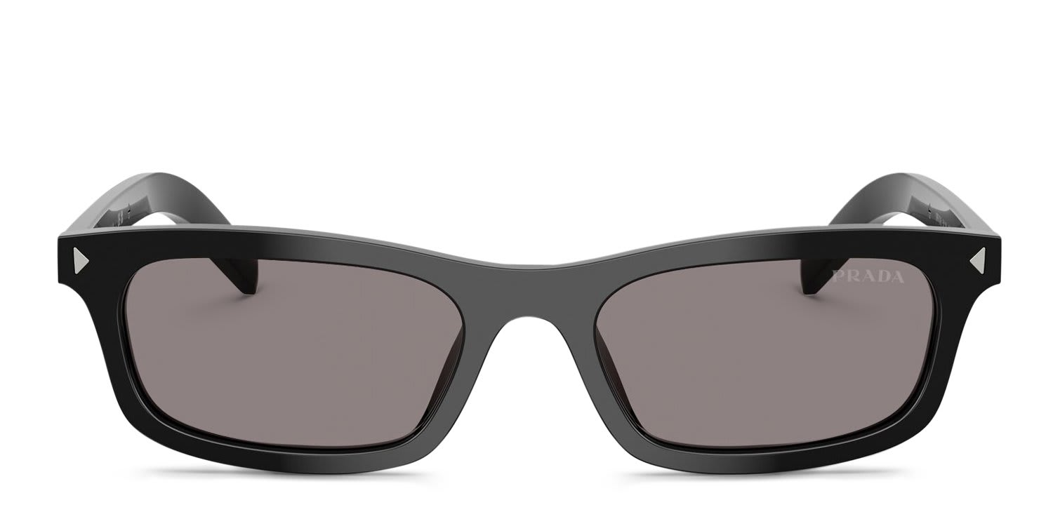 Prada PRD05S Black, Gray glasses - Black / Gray - Frontal View