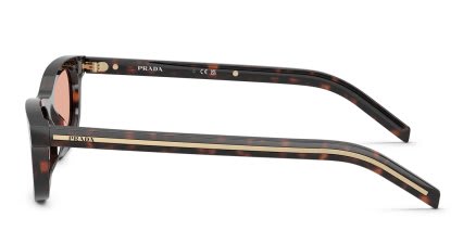 Prada PRD05S Tortoise, Pink glasses - Tortoise / Pink - Side View