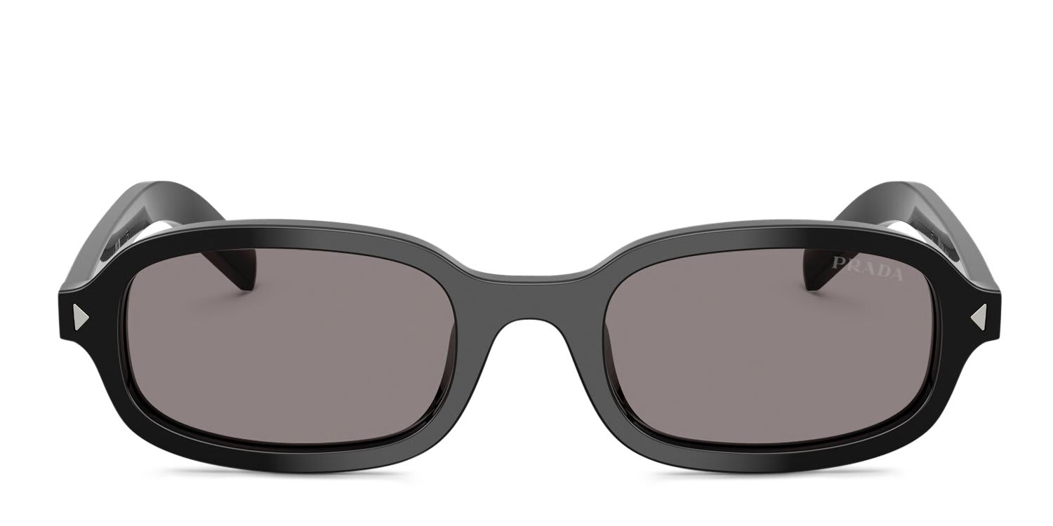 Prada PRD06S Black, Gray glasses - Black / Gray - Frontal View