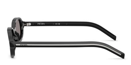 Prada PRD06S Black, Gray glasses - Black / Gray - Side View
