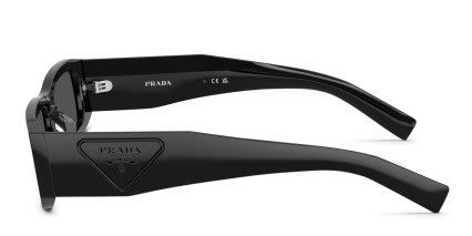 Prada PRD09SD Black, Gray glasses - Black / Gray - Side View