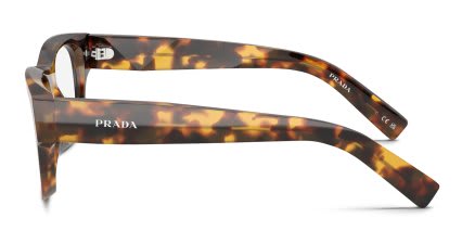 Prada PRD08VU Bronze, Tortoise glasses - Bronze / Tortoise - Side View