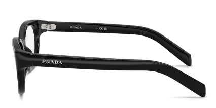 Prada PRD03VU Black glasses - Black - Side View