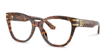 Dolce & Gabbana DG3418 Clear glasses - Clear - Angle View