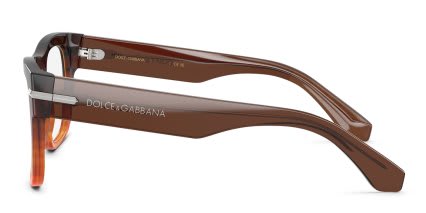Dolce & Gabbana DG3407 Multicolor, Brown glasses - Multicolor / Brown - Side View