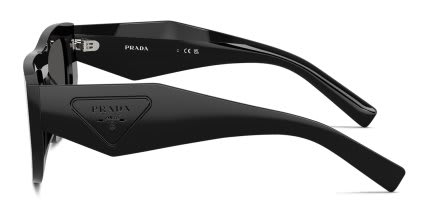 Prada PRD04SU Black, Gray glasses - Black / Gray - Side View