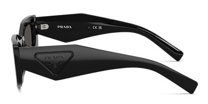Prada PRD03SD Black, Gray glasses - Black / Gray - Side View