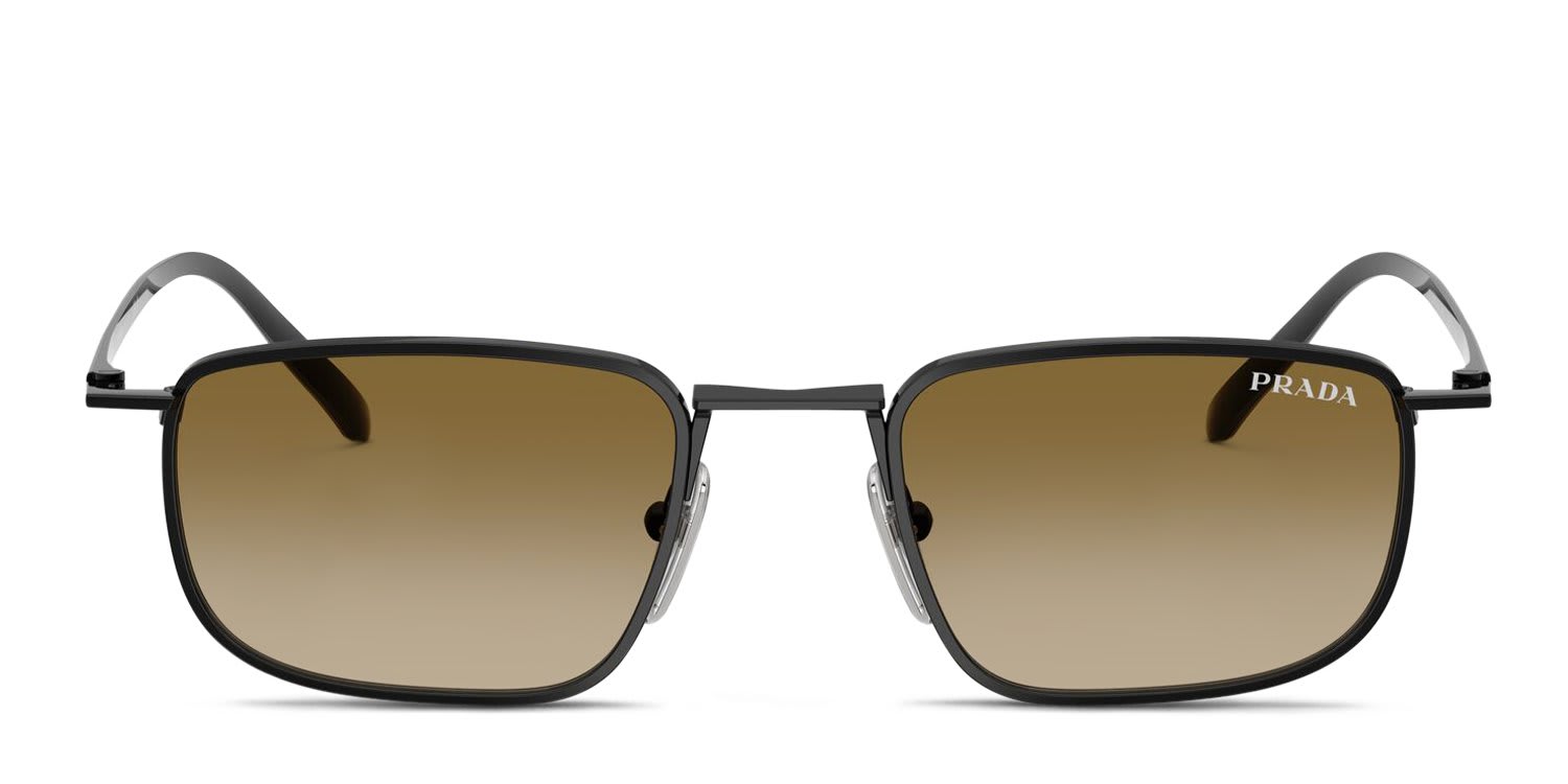 Prada PRD52S Black, Brown glasses - Black / Brown - Frontal View
