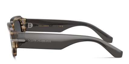 Dolce & Gabbana DG4485 Multicolor, Gray glasses - Multicolor / Gray - Side View