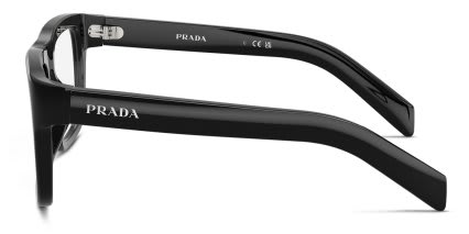 Prada PRD02V Black glasses - Black - Side View