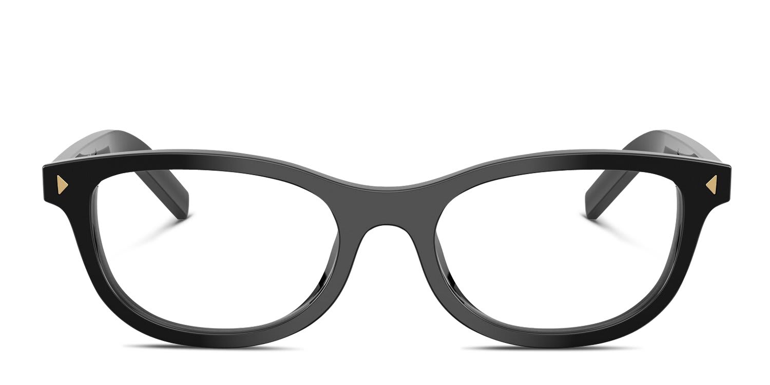 Prada PRD01VU Black glasses - Black - Frontal View