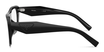 Prada PRD07VU Black glasses - Black - Side View