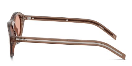 Prada PRB15S Clear, Pink glasses - Clear / Pink - Side View