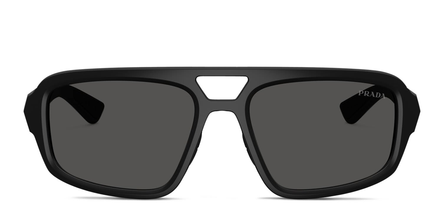 Prada PSB11SU Black, Gray glasses - Black / Gray - Frontal View