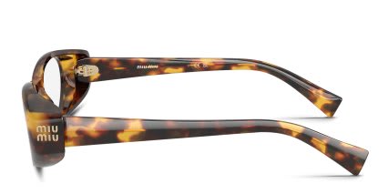Miu Miu MU03ZV Bronze, Tortoise glasses - Bronze / Tortoise - Side View