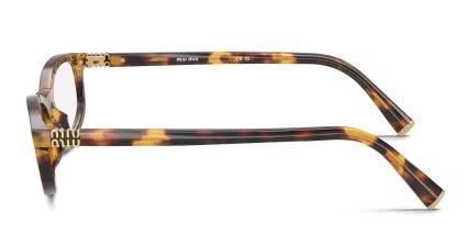 Miu Miu MU01ZV Bronze, Tortoise glasses - Bronze / Tortoise - Side View