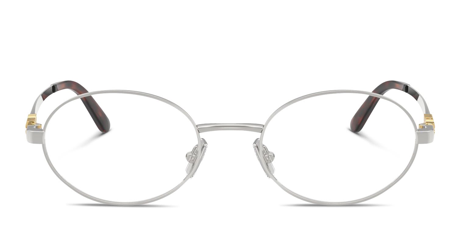 Miu Miu MU50ZV Silver glasses - Silver - Frontal View