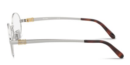 Miu Miu MU50ZV Silver glasses - Silver - Side View