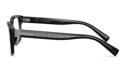 Dolce & Gabbana DG3446 Black glasses - Black - Side View