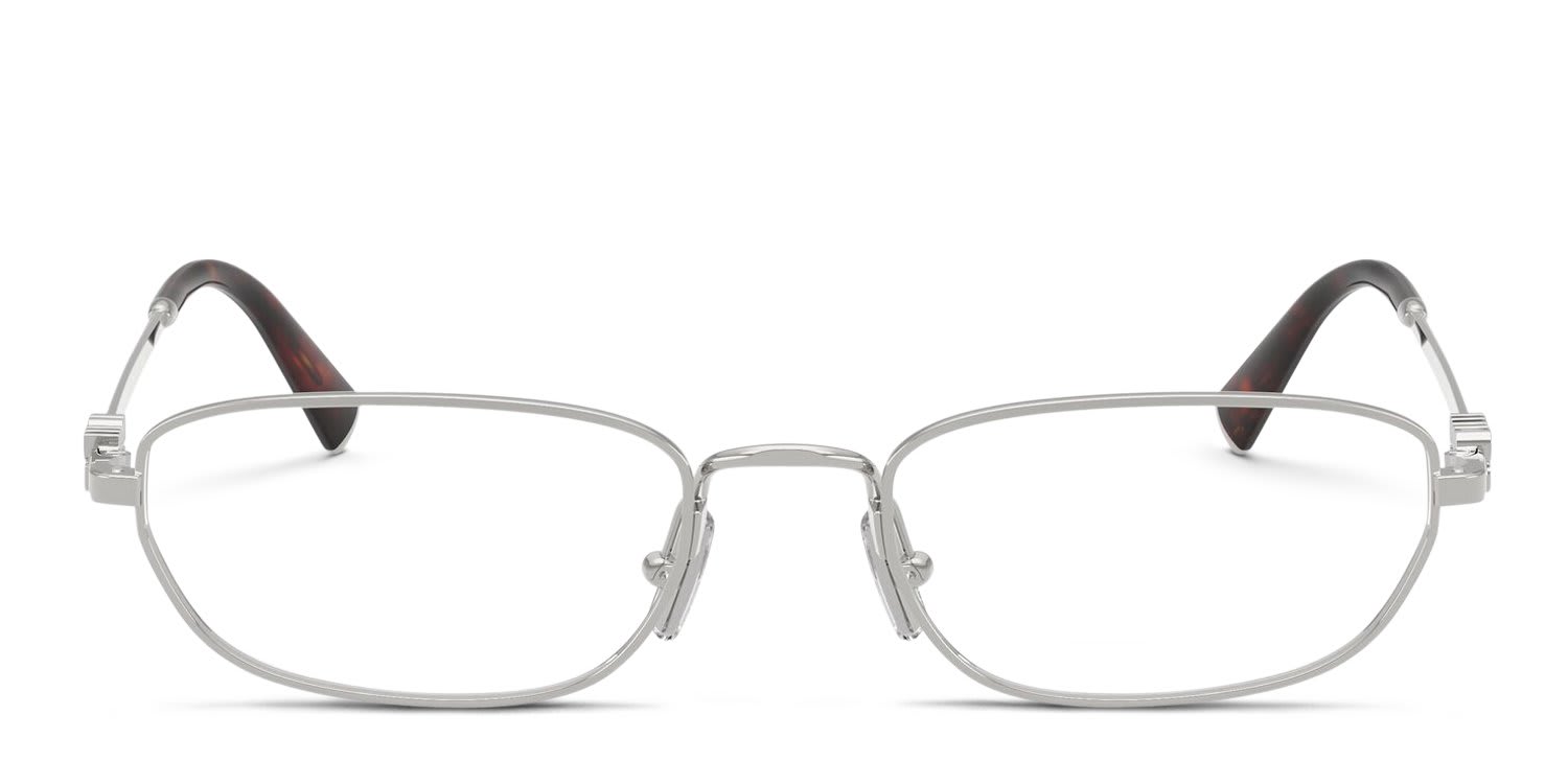 Miu Miu MU52ZV Silver glasses - Silver - Frontal View