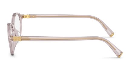 Miu Miu MU09XV Clear, Pink glasses - Clear / Pink - Side View