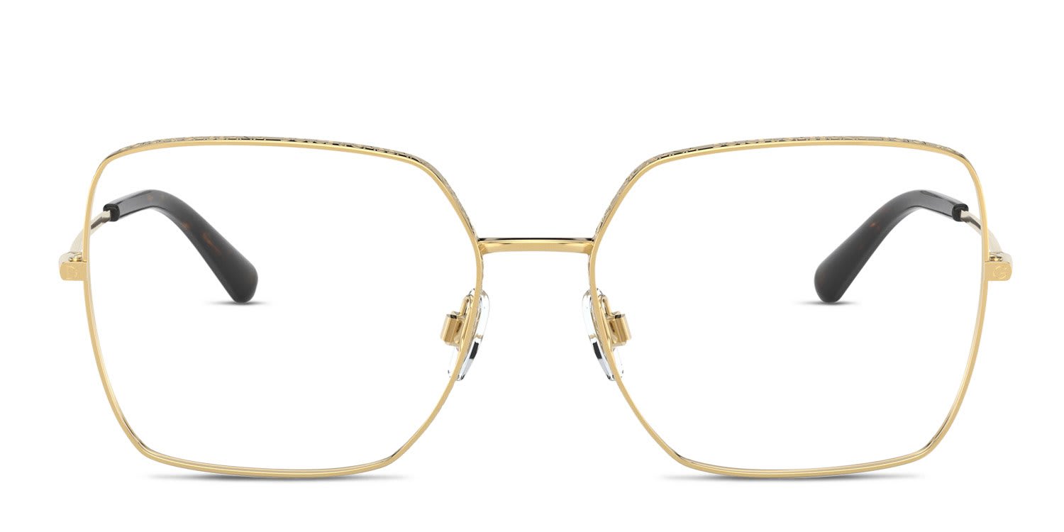 Dolce & Gabbana DG1323 Gold glasses - Gold - Frontal View
