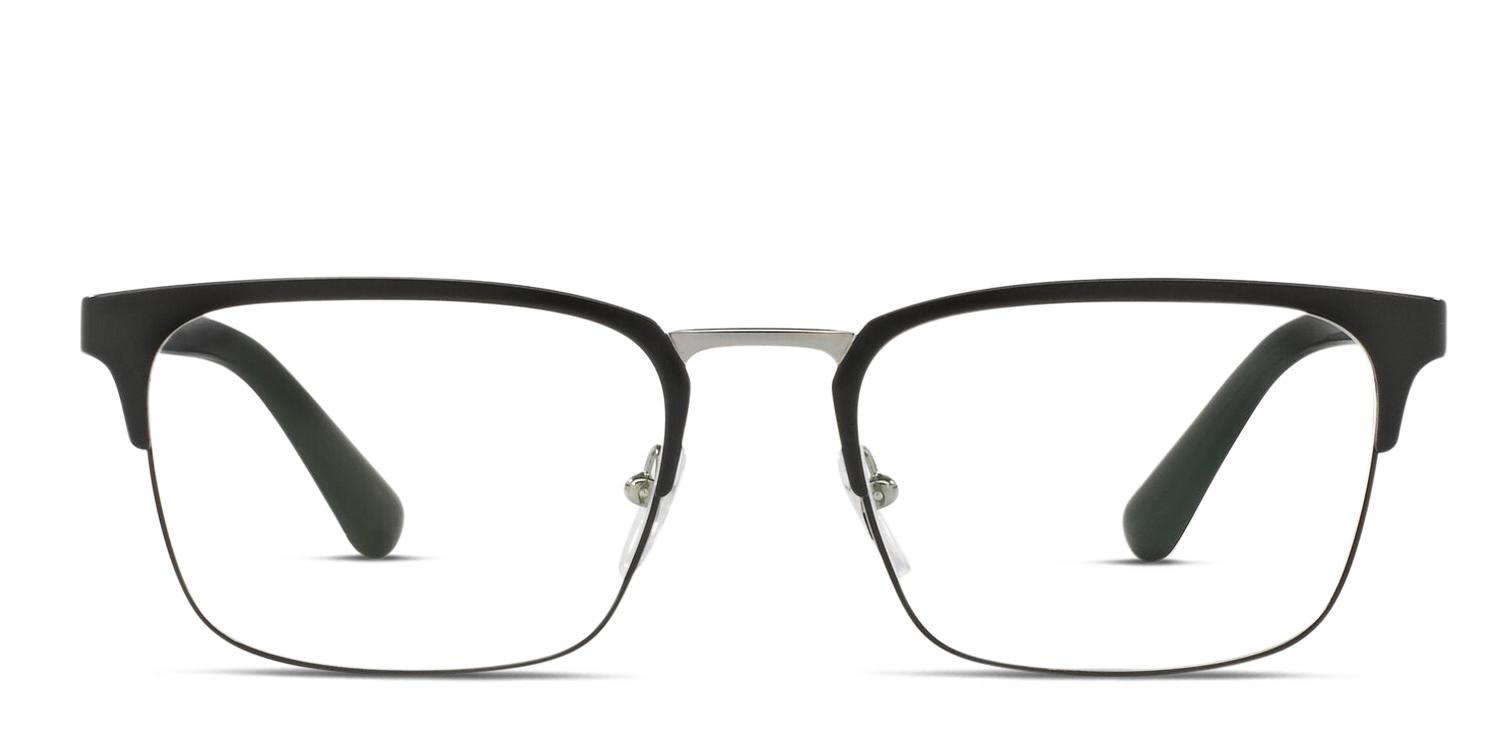 Prada PR 54TV Heritage Black, Silver glasses - Black / Silver - Frontal View