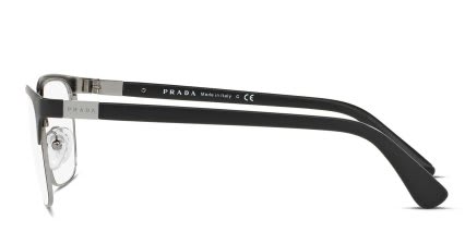 Prada PR 54TV Heritage Black, Silver glasses - Black / Silver - Side View