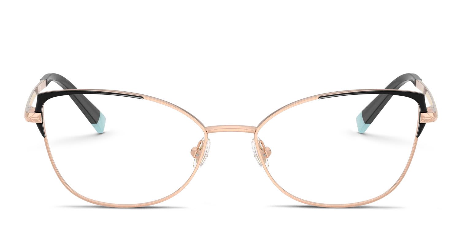 Tiffany & Co. TF1136 Gold, Black glasses - Gold / Black - Frontal View