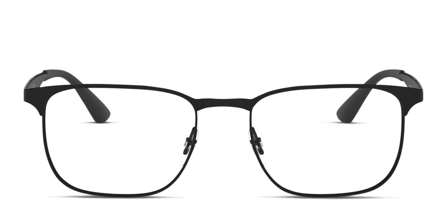 Ray-Ban RX6363 Matte Black glasses - Matte Black - Frontal View