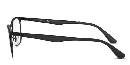 Ray-Ban RX6363 Matte Black glasses - Matte Black - Side View