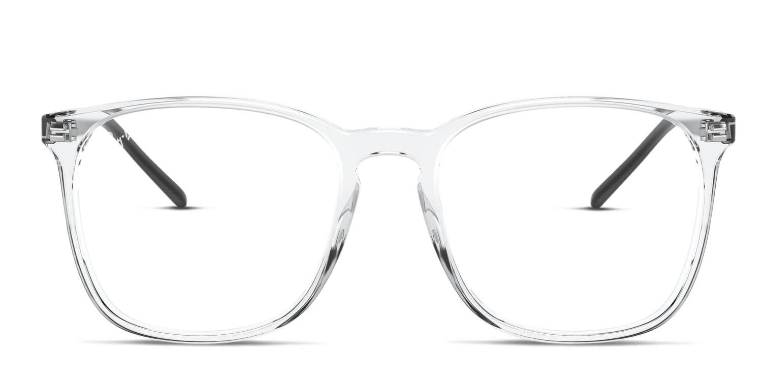 Ray-Ban RX5387 Clear, Black glasses - Clear / Black - Frontal View