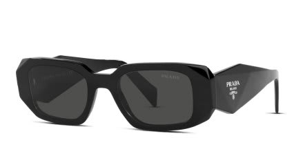 Prada PR17WS Symbole Shiny Black glasses - Shiny Black - Angle View