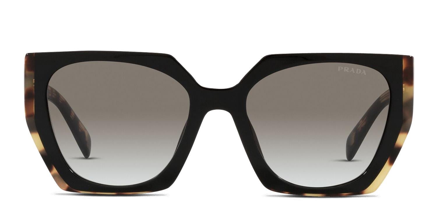Prada PR 15WS Black, Tortoise glasses - Black / Tortoise - Frontal View