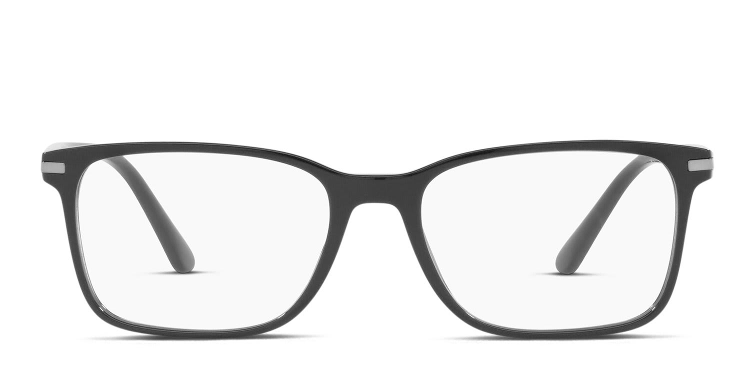 Prada PR 14WV Shiny Black glasses - Shiny Black - Frontal View