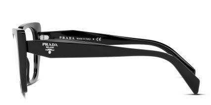 Prada PR 18WV Shiny Black glasses - Shiny Black - Side View
