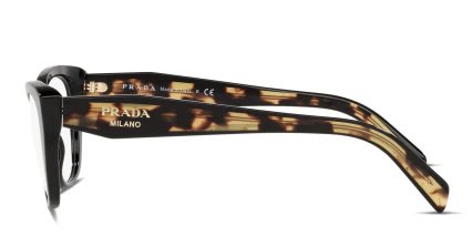 Prada PR 19WV Shiny Black glasses - Shiny Black - Side View