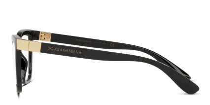 Dolce & Gabbana DG5076 Shiny Black glasses - Shiny Black - Side View