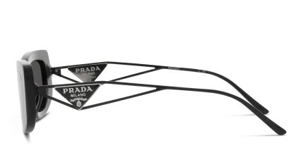 Prada PR14YS Black, Gray glasses - Black / Gray - Side View