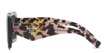 Prada PR 23YS Black glasses - Black - Side View