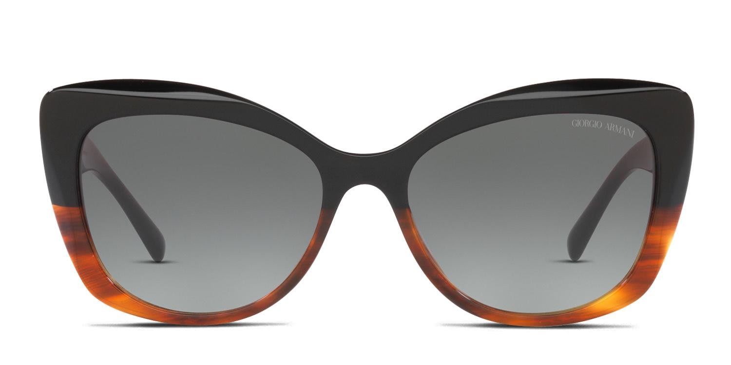 Giorgio Armani AR8161 Black, Tortoise glasses - Black / Tortoise - Frontal View